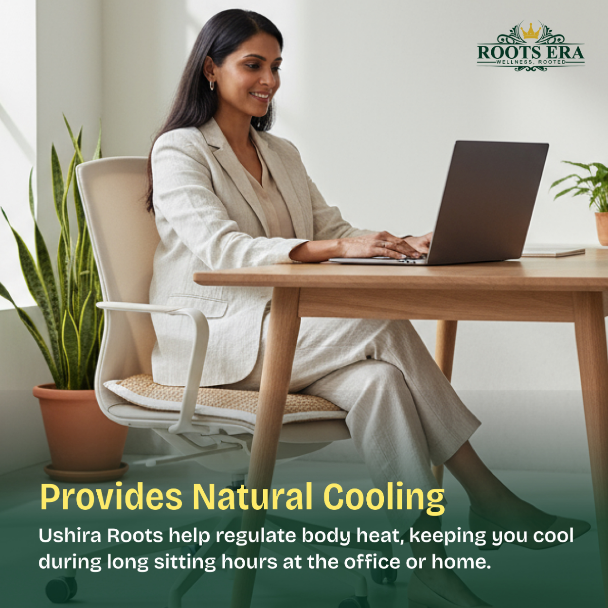 Vetiver Cushion View 1